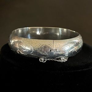 ND 925 Sterling Silver cuff bracelet